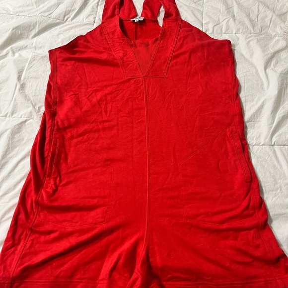 BKE Red jumpsuit / romper - Picture 4 of 9